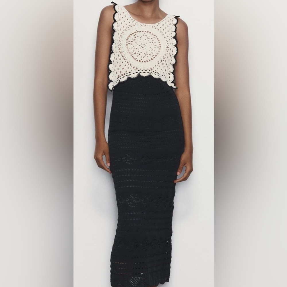Sunday Up Crochet Dress - NWOT - Size M